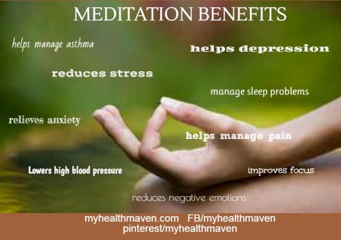 Meditation benefits proven health